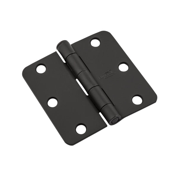 National Hardware N830-430 Door Butt Hinge, 3 Inch, Black