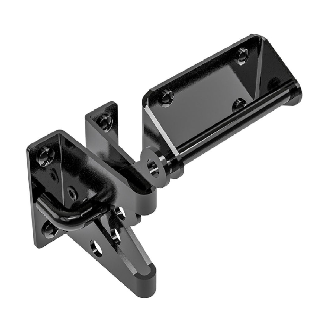 National Hardware N166-015 Gate Latch, Steel, Black