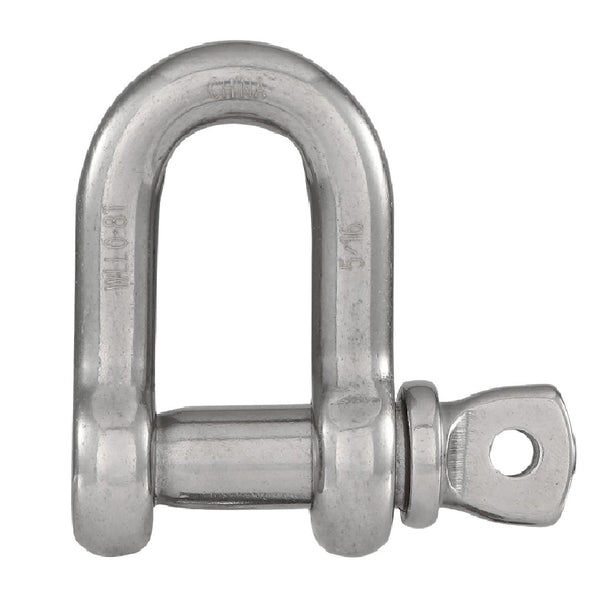 National Hardware N100-355 D-Shackle, Stainless Steel