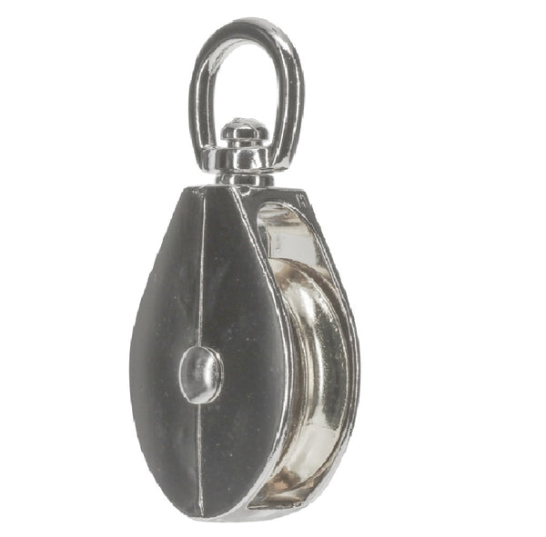 National Hardware N100-296 Swivel Eye Pulley, Nickel