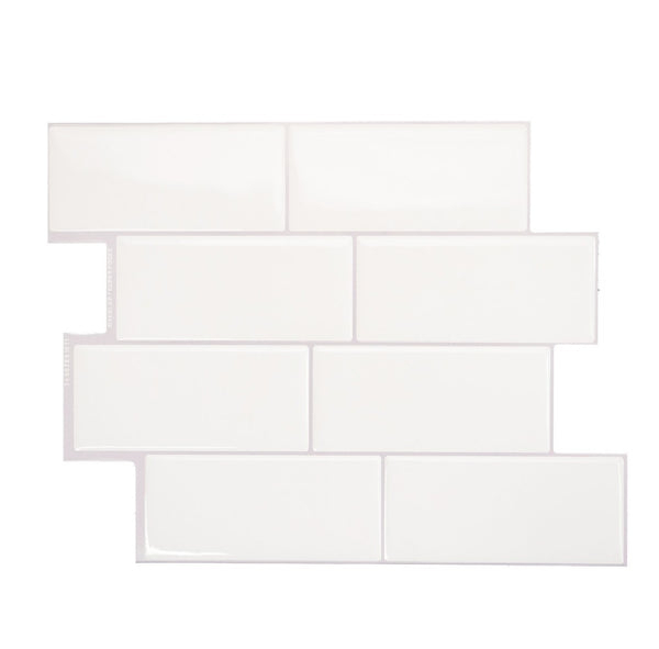 Smart Tiles SM1100G-04-QG Mosaik Series Wall Tile, Resin