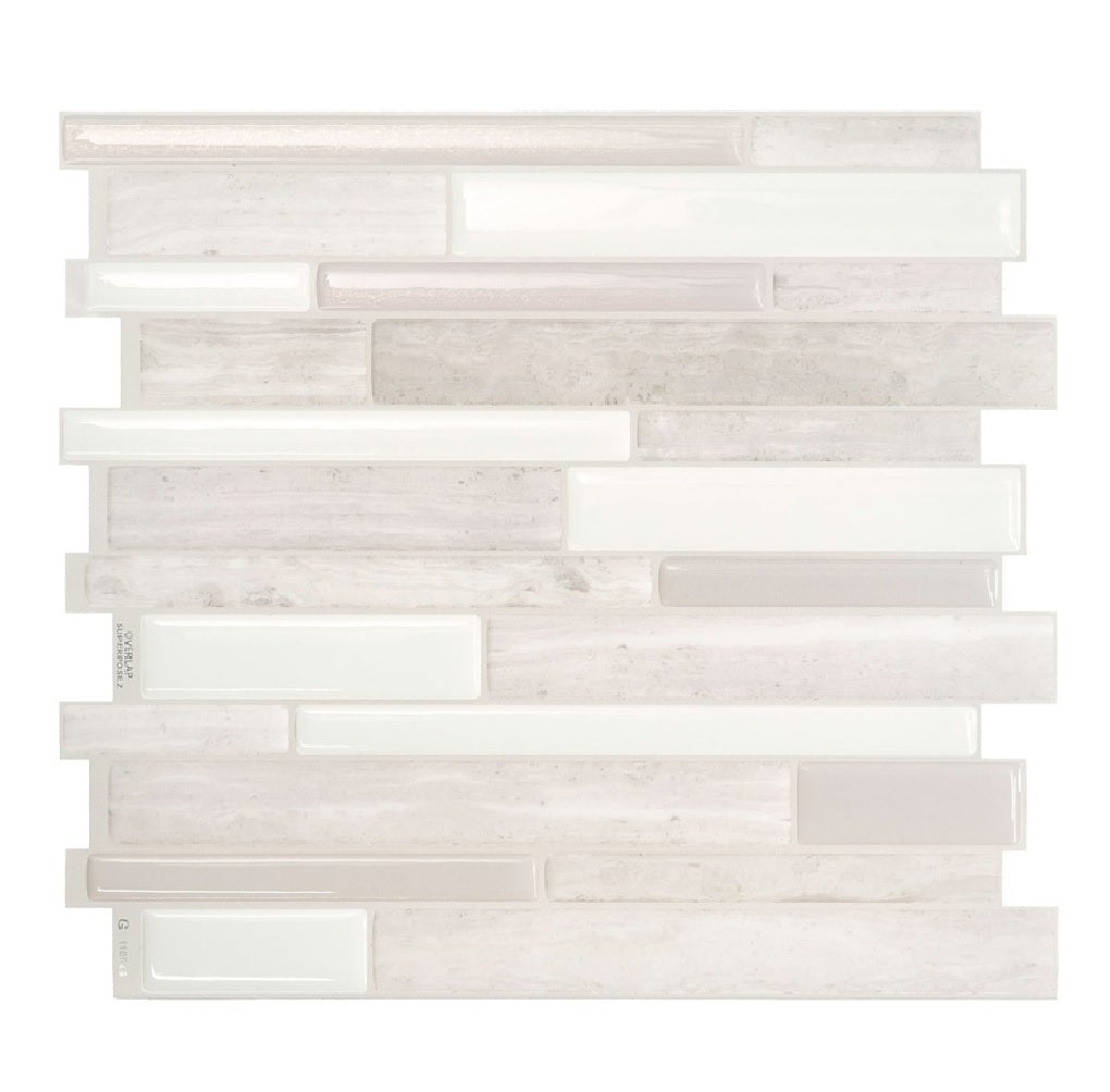 Smart Tiles SM1104D-04-QG Mosaik Series Wall Tile, Vinyl