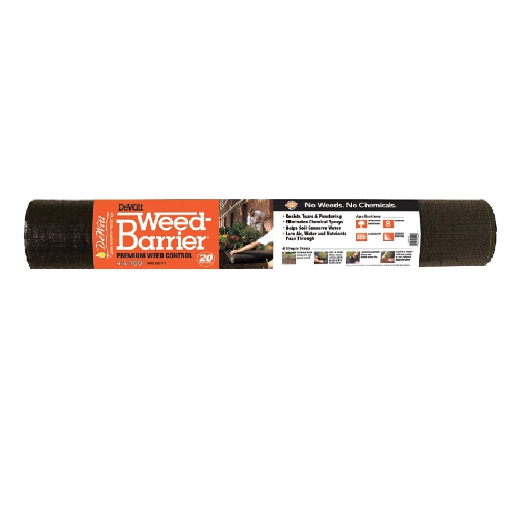 DeWitt DWB194100 Weed Barrier, Polypropylene, Gray