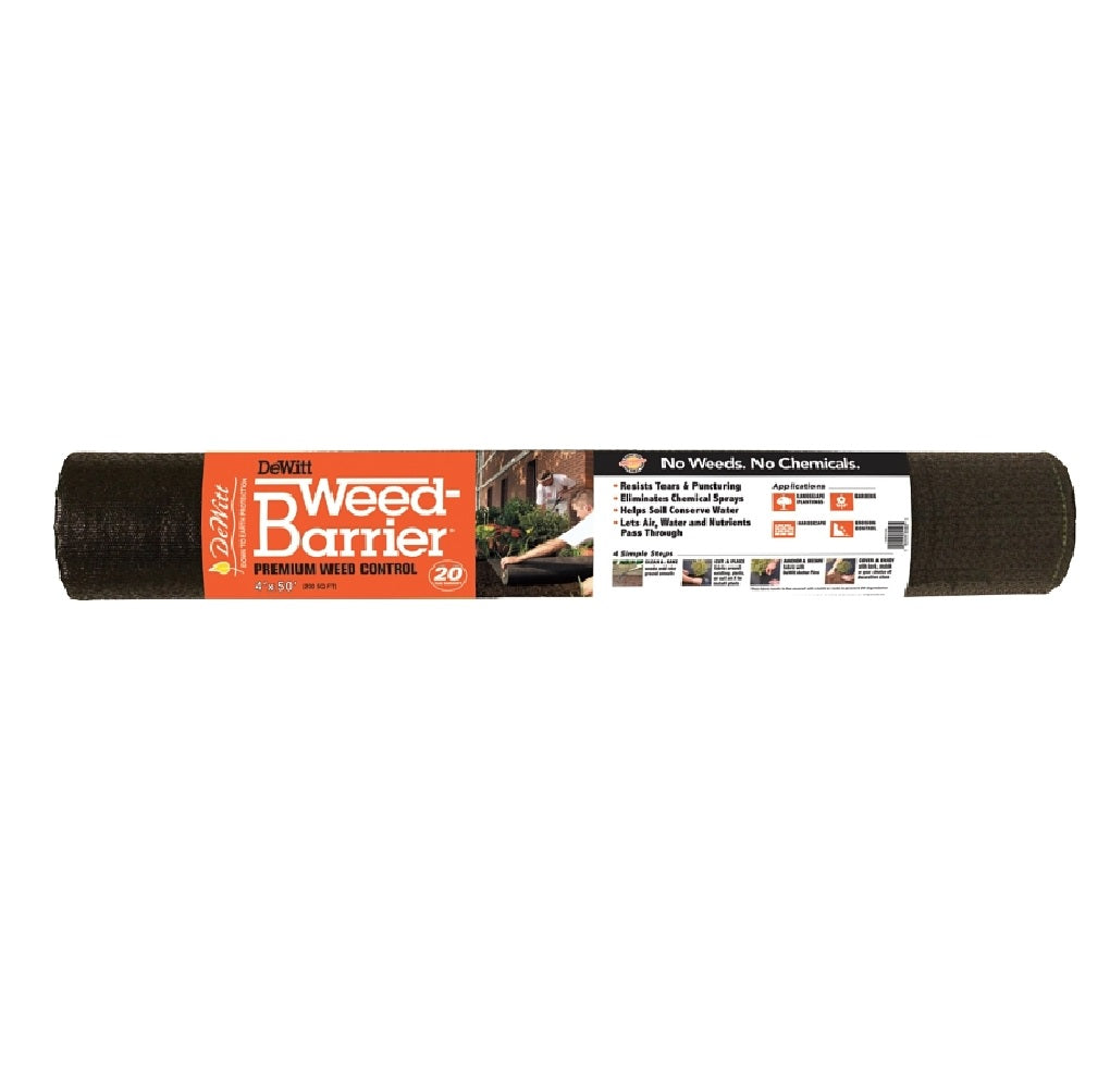 DeWitt DWB19450 Weed Barrier, Polypropylene, Black