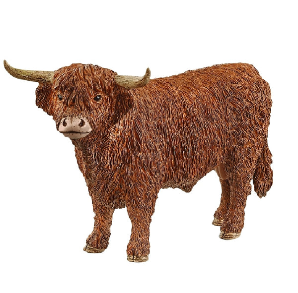 Schleich 13919 Farm World Series Toy, Highland Bull