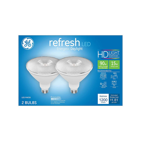 GE 45272 Refresh HD Directional LED Bulbs, 15 Watt