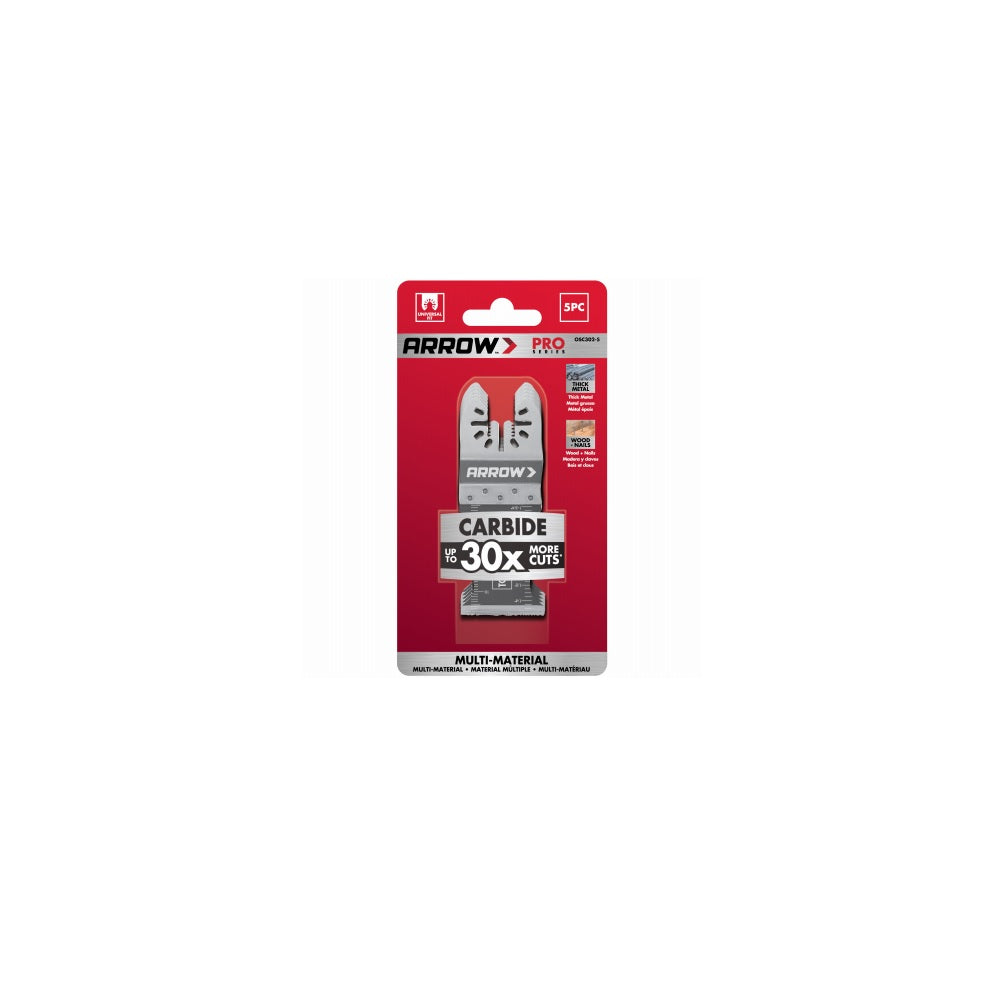 Arrow Fastener OSC302-5 Flush-Cut Universal Saw Blade