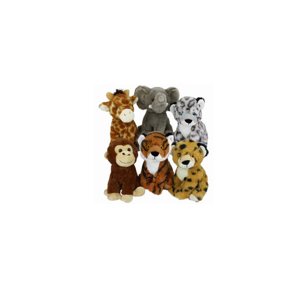 Multipet 55105 ECO Safari Dog Toy, 8 Inch, Multicolor