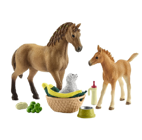 Schleich-S 42432 Horse Club Sarah's Baby Animal Care Toy