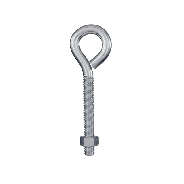 National Hardware N100-381 Eye Bolt With Hex Nut, 1/2 Inch x 6 Inch, Zinc Plated
