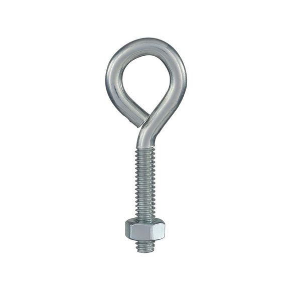 National Hardware N100-387 Eye Bolt With Hex Nut, 1/4 Inch x 2-1/2 Inch, Zinc Plated