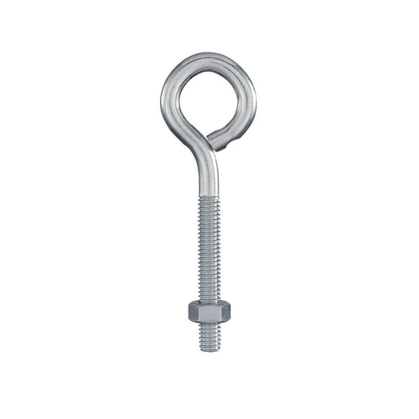 National Hardware N100-391 Eye Bolt With Hex Nut, 3/8 Inch x 5 Inch, Zinc Plated