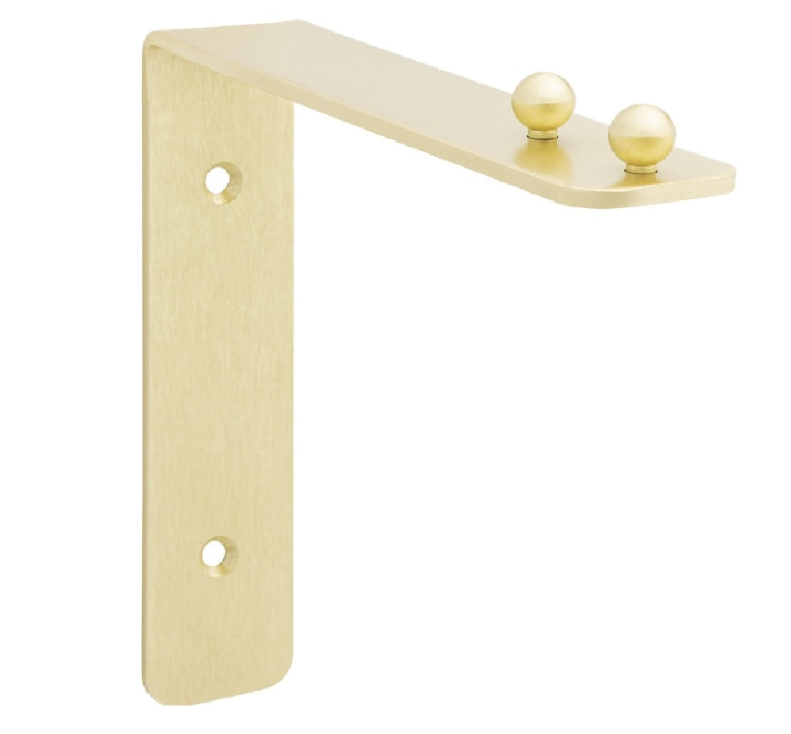 National Hardware N275-504 Wall Bracket, Brushed Gold