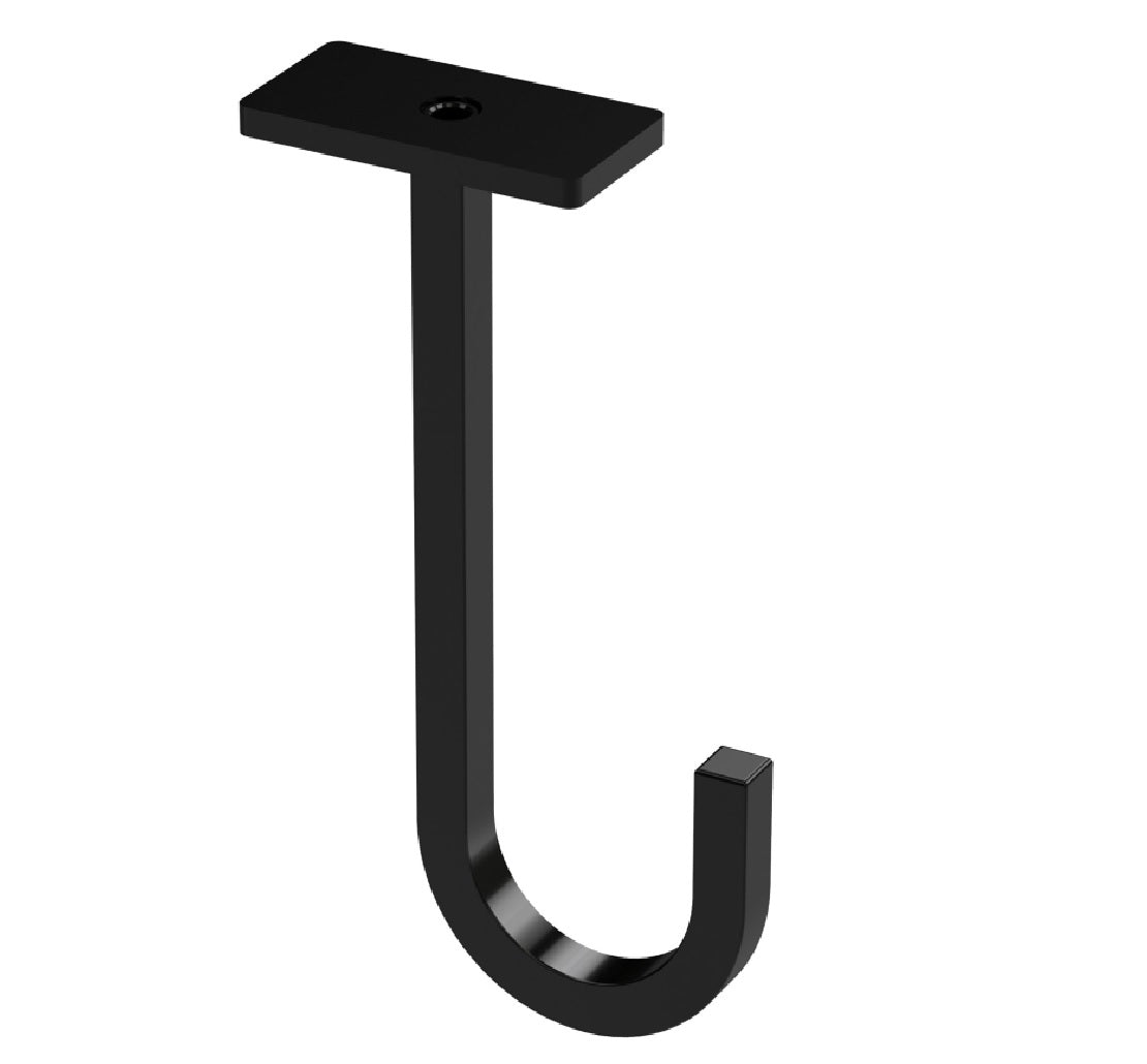 National Hardware N275-510 Extended Ceiling Hook, Black