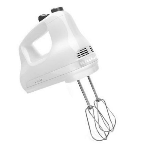 KitchenAid® KHM512WH Ultra Power™ Hand Mixer with 5-Speed, White