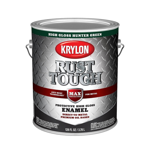 Krylon K09739008 Rust Tough Rust Preventative Brush-On Enamel, 1 Gallon