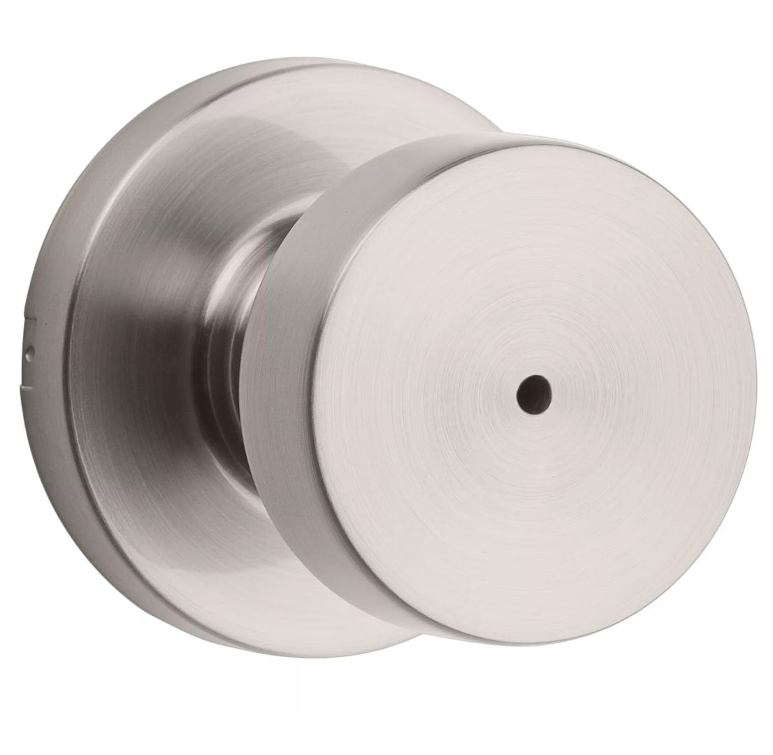 Kwikset 730PSK RDT 15 CP Signature Privacy Door Lock Knob, Satin Nickel