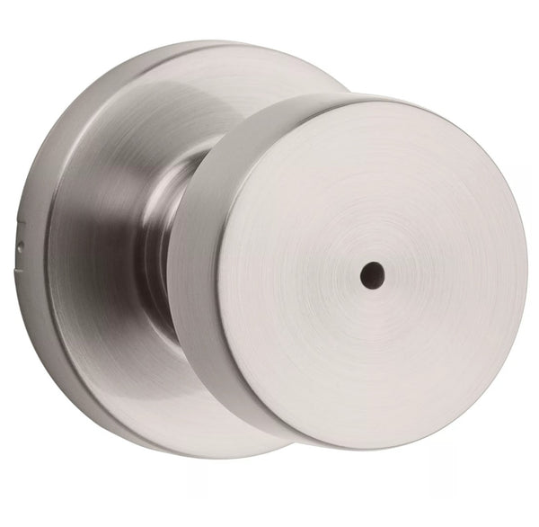 Kwikset 730PSK RDT 15 CP Signature Privacy Door Lock Knob, Satin Nickel