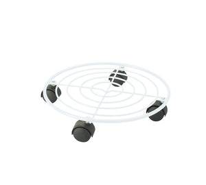 Landscapers Select GB-3623 Flat Planter Dolly, White, 12 in