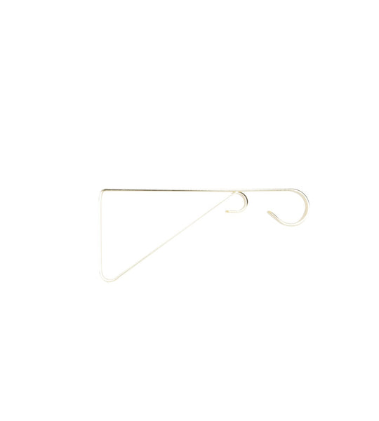 Landscapers Select GB0343L Hanging Plant Bracket, Brass, 9-5/8 in