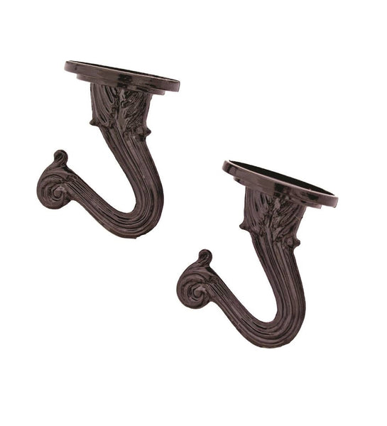 Landscapers Select GB0433L Ceiling Swag Hook, Black, 1.5 in L