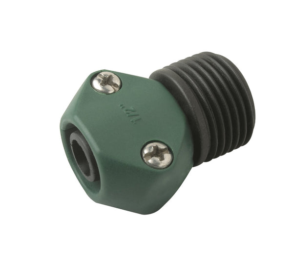 Landscapers Select GC531-23L Garden Hose Coupling, Green and Black, 1/2 in