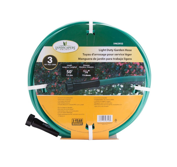 Landscapers Select GH-585023L Garden Hose, Green, 50 ft