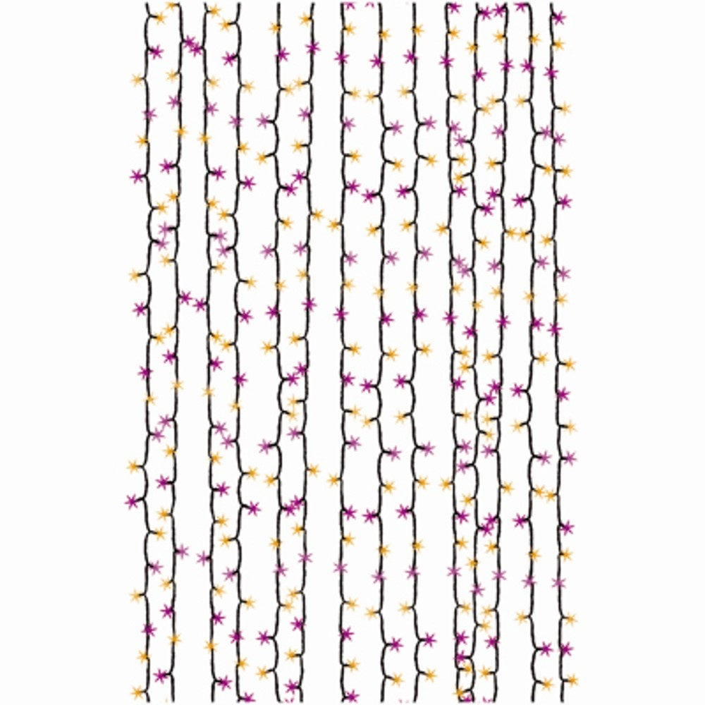 Ledup Manufacturing SLSI180OPU8FP Spooky Icicle Halloween Lights, 180 Lights