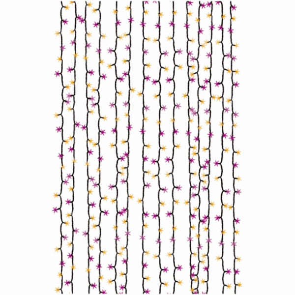 Ledup Manufacturing SLSI180OPU8FP Spooky Icicle Halloween Lights, 180 Lights