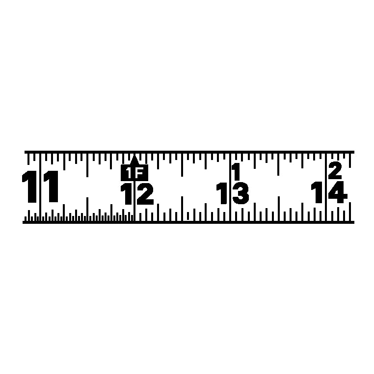 Lufkin L616N High-Viz Orange Measuring Tape, 3/4" x 16'