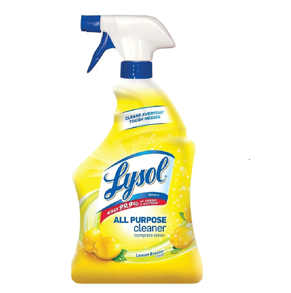 Lysol 1920075352 All-Purpose Cleaner, Turquoise, Lemon Breeze 32 oz.