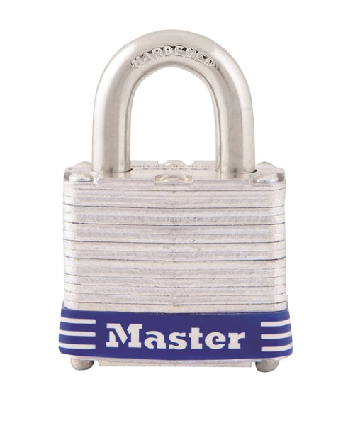 Master Lock 3KA 0464 Tumbler Steel Padlock, 4-Pin Cylinder, 1-1/2"