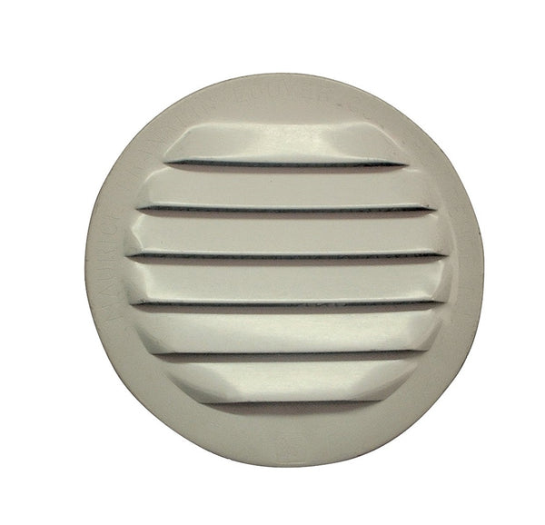 Maurice Franklin RLW-100 2.5" Aluminum Round Circular Louvers, 2-1/2", White Finish