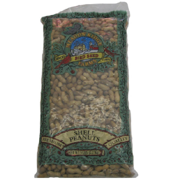 Meadow Ridge Farms B201205 Peanuts In The Shell Bird Food, 5 lb