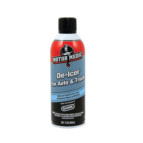 Motor Medic DE1 Gunk Windshield De-Icer, 12 Ounce