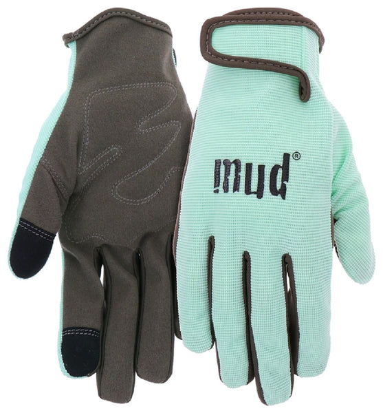 mud MD51001MT-W-ML Women's Garden Gloves, Mint, M/L