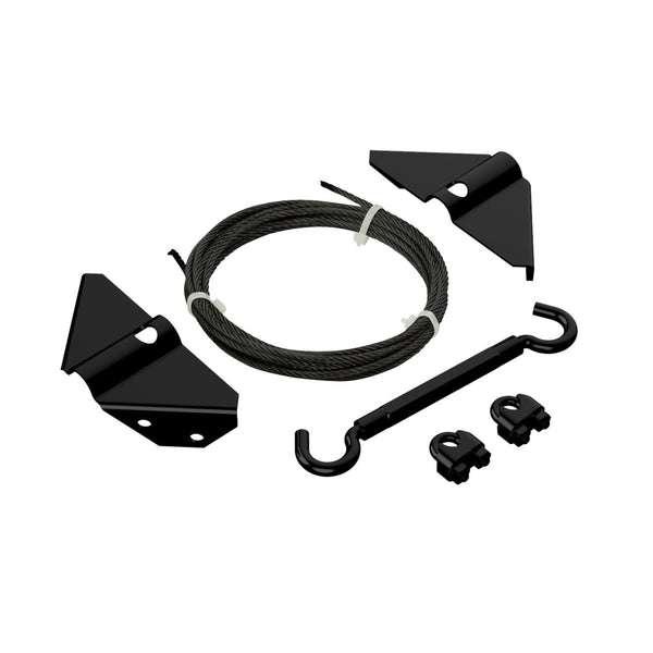 National Hardware N166-004 Anti Sag Gate Kit, Steel, Black