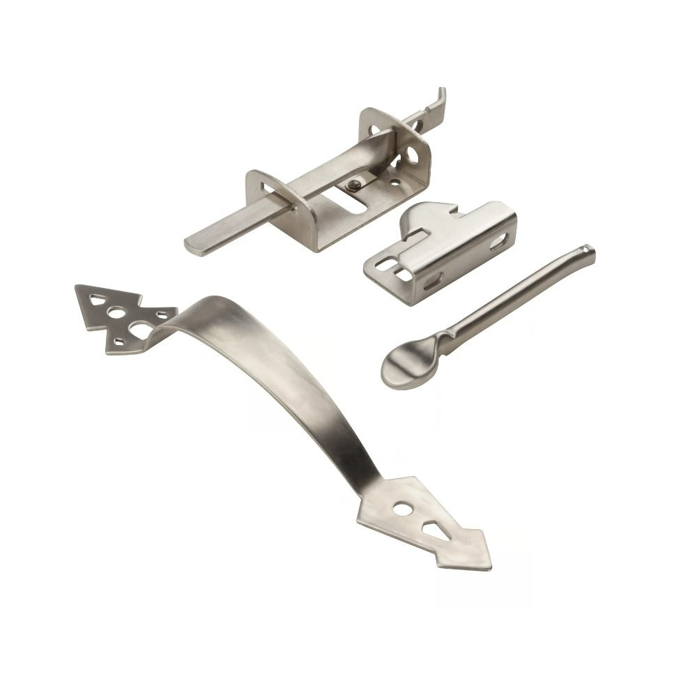 National Hardware N348-508 Professional Choice Heavy Duty Thumb Latch, Stainless Steel