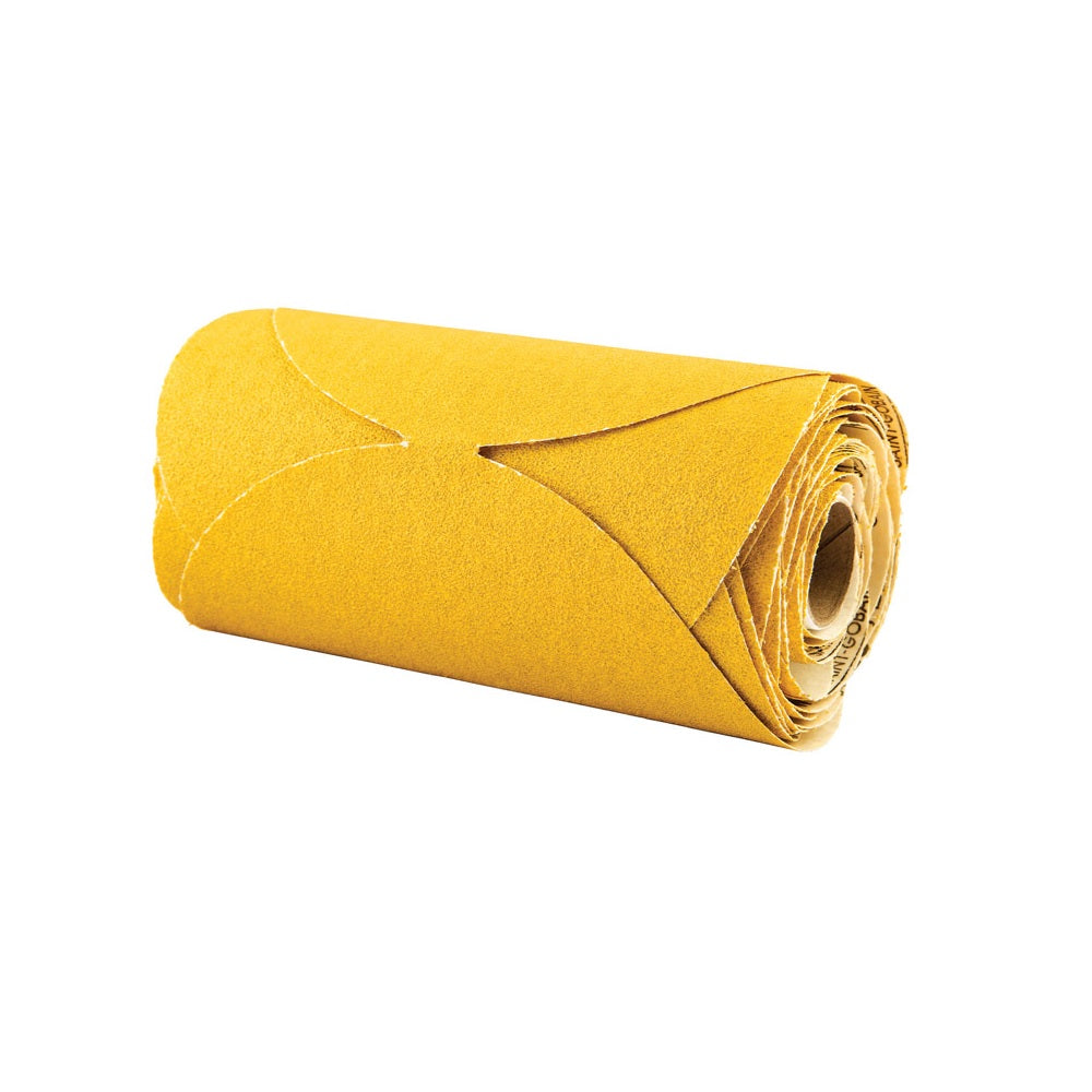 Norton 07660749246 No-Hole Stick & Sand Abrasive Disc, Coarse 80-Grit, 6", 50-Count