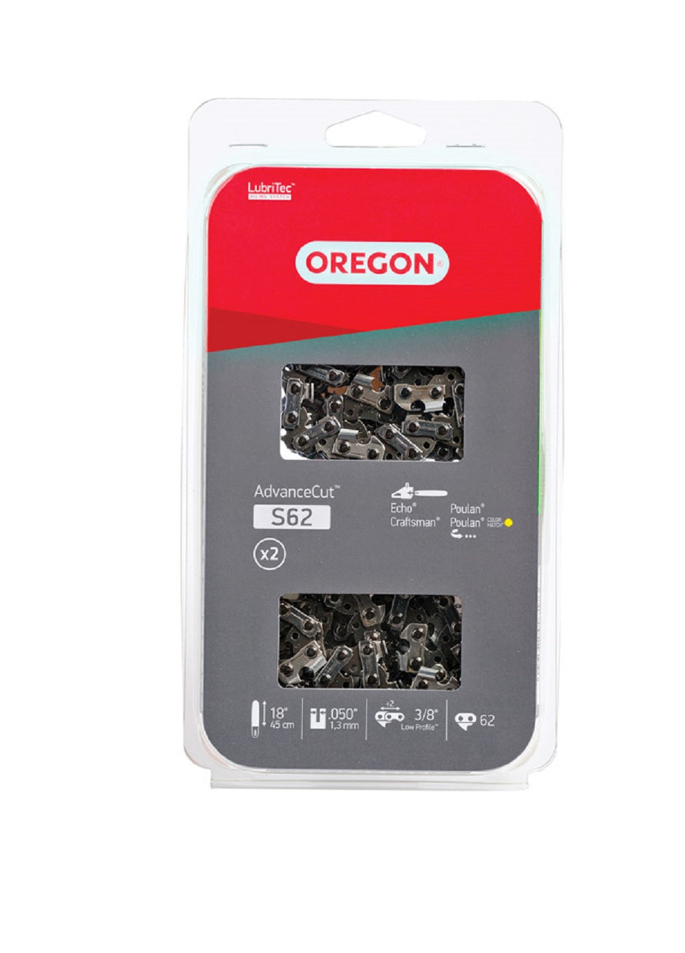 Oregon S62T Advance Cut Chainsaw Chain, 18 inch