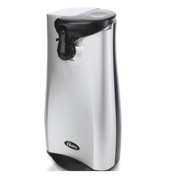 Oster 003147-000-002 Tall Can Opener With Cord Storage, Black/Silver