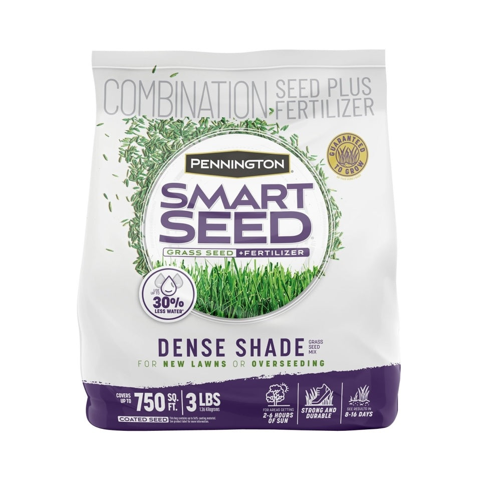 Pennington 100543702 Smart Seed Dense Shade Grass Seed, 3 Lbs
