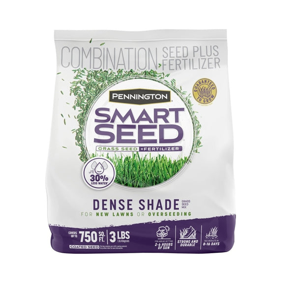 Pennington 100543702 Smart Seed Dense Shade Grass Seed, 3 Lbs