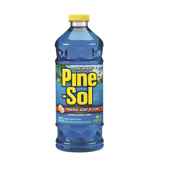 Pine-Sol 41904 All Purpose Cleaner, Clear Blue, 48 Oz