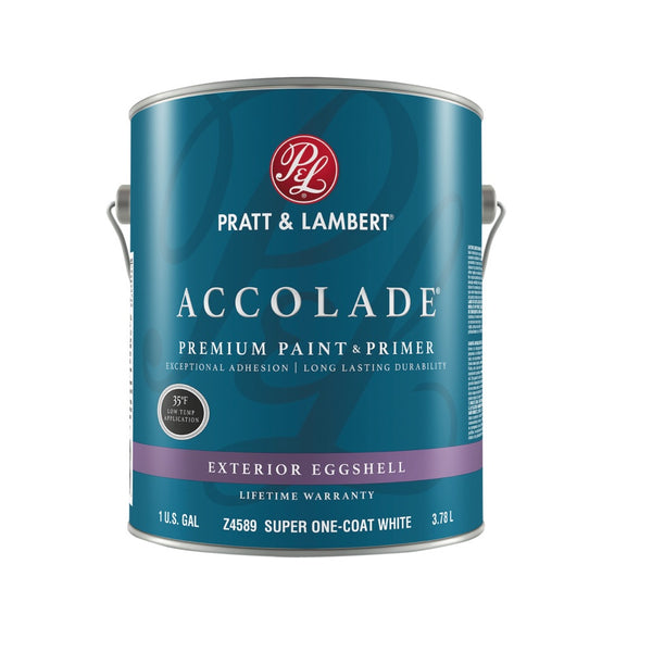 Pratt & Lambert 0000Z4589-16 Accolade Exterior Premium Paint & Primer, 1 Gallon