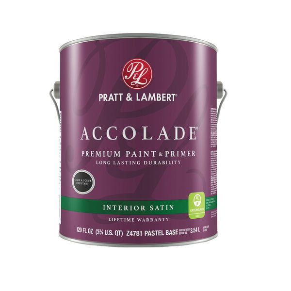 Pratt & Lambert 0000Z4781-16 Accolade Premium Paint and Primer, 120 Oz