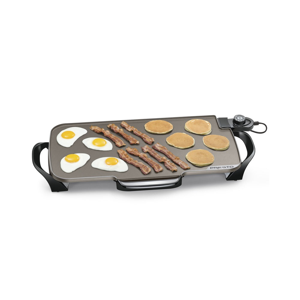 Presto 07062 Nonstick Surface Electric Griddles, Ceramic, 1500 Watts, 120 Volt