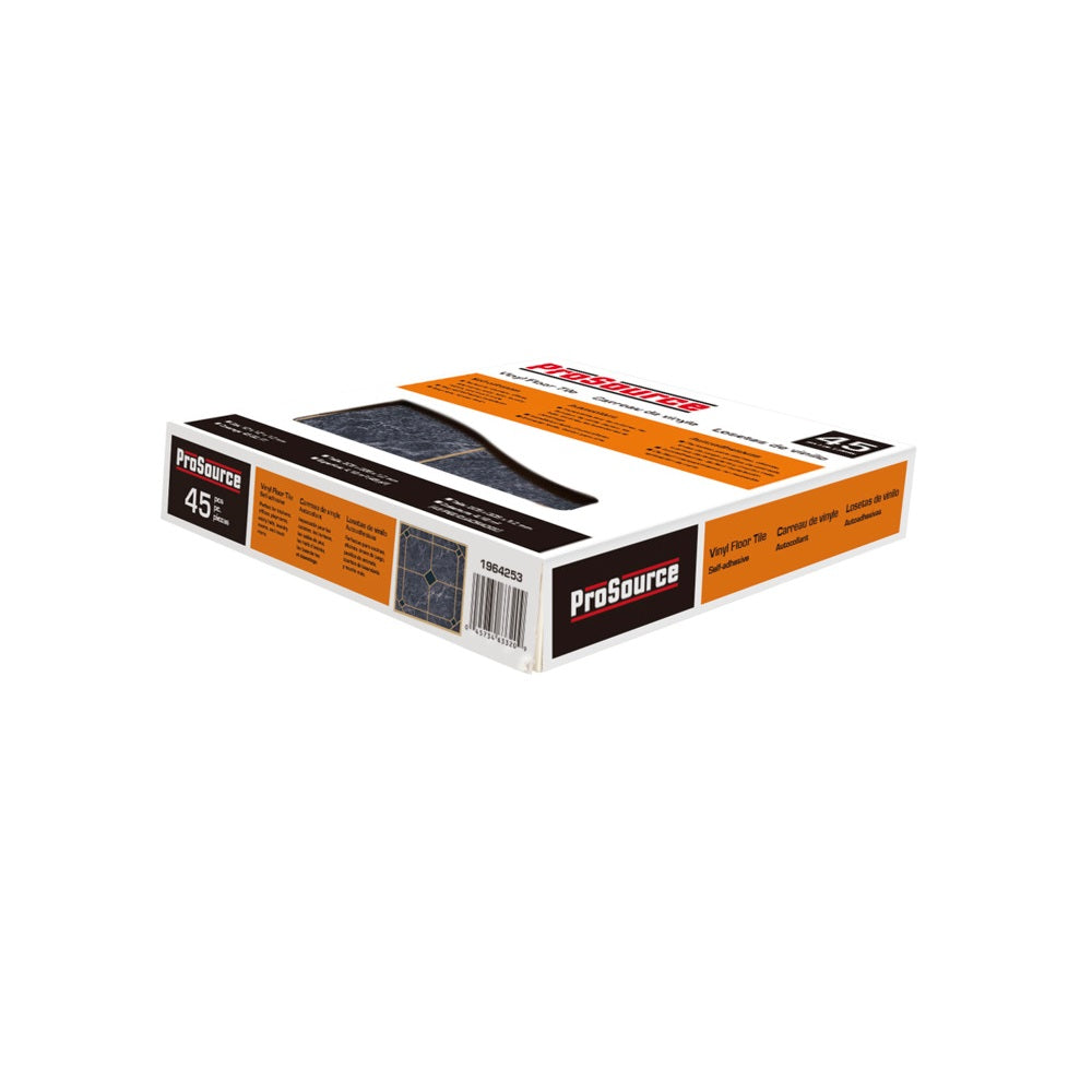 ProSource CL2002 Self-Adhesive Floor Tile, 12 Inch x 12 Inch