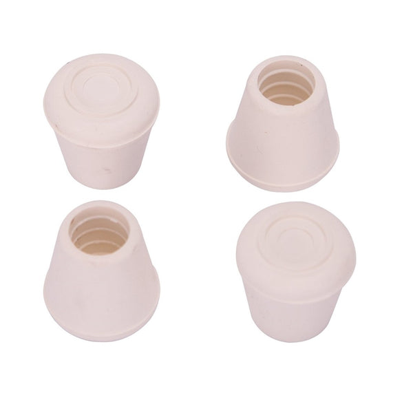 ProSource FE-50641-B Furniture Leg Tips, White, 1/2 Inch