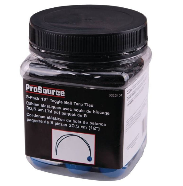 ProSource FH4031 Canopy Tarp Ties, Black/Blue